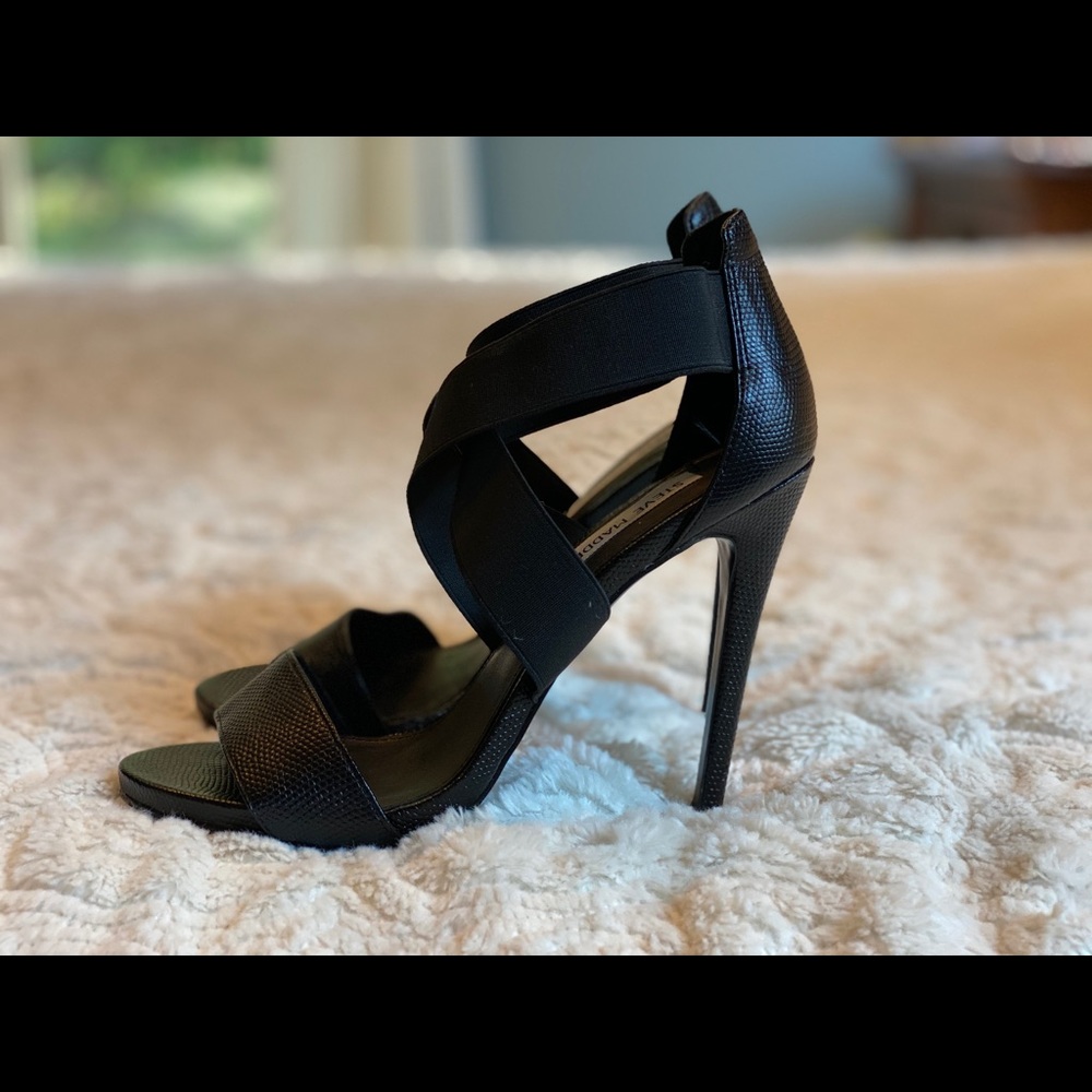 Steve Madden Marla heels. Black Sz. 7.5
